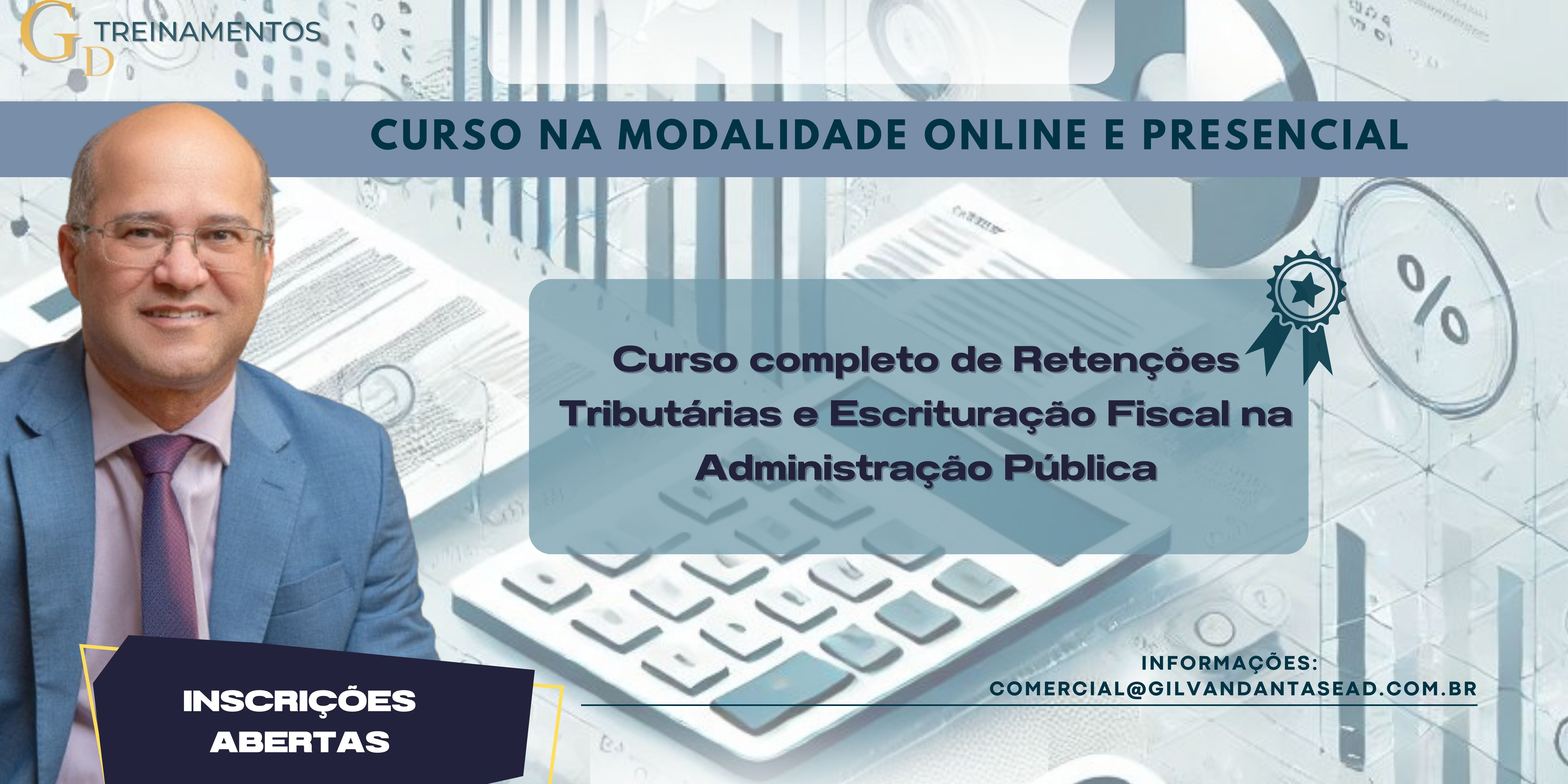 Curso Completo sobre as Retenções Tributárias e Escrituração Fiscal na Administração Pública.