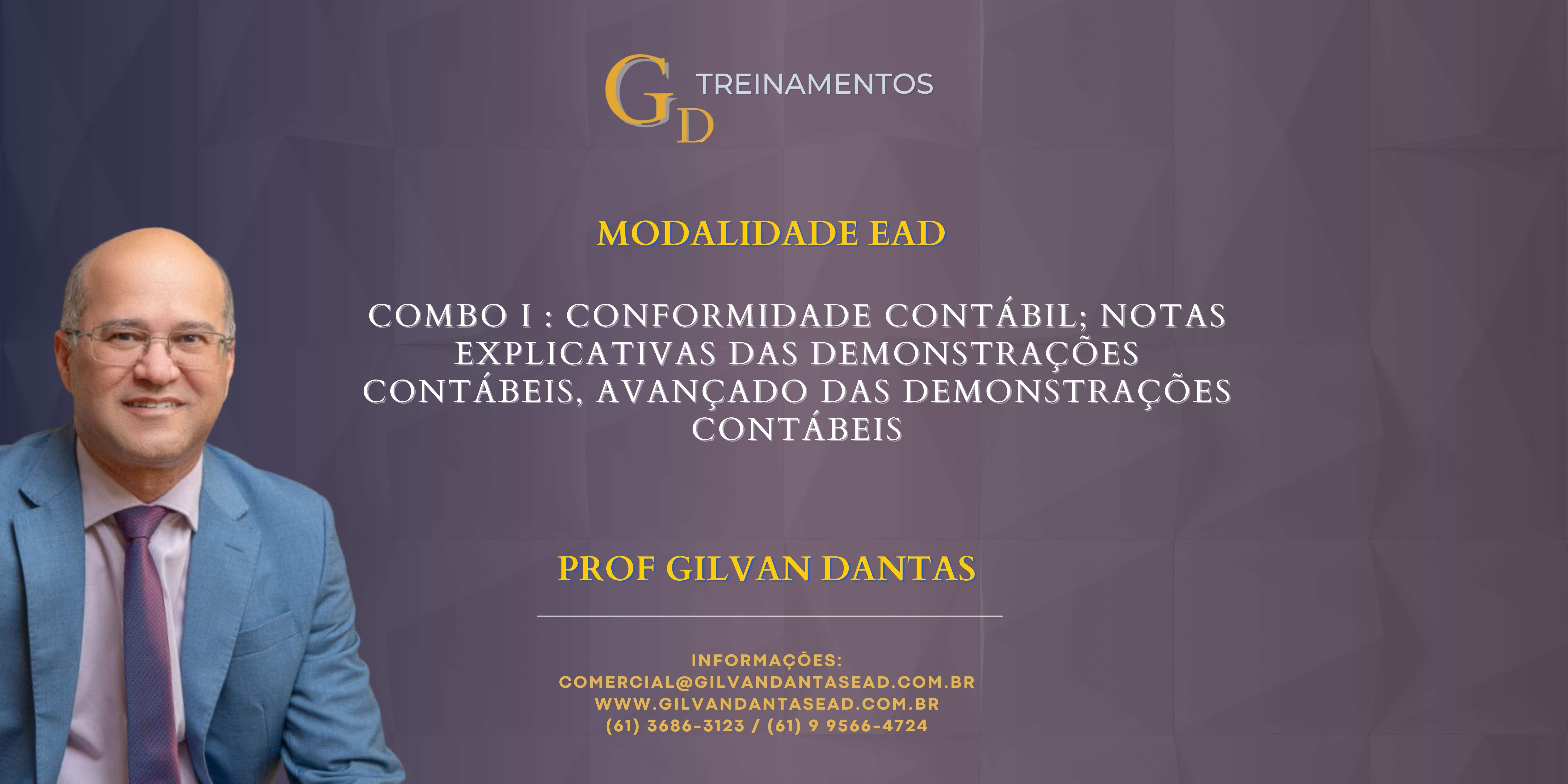 Combo I : Conformidade Contábil; Notas Explicativas das Demonstrações Contábeis, Avançado das Demonstrações Contábeis