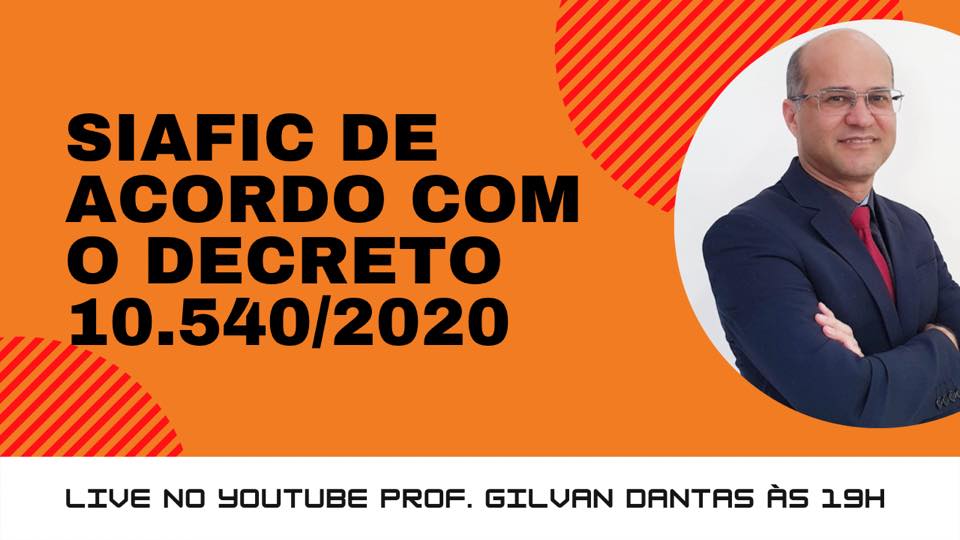 Apresentação SIAFIC - Decreto 10.540/2020